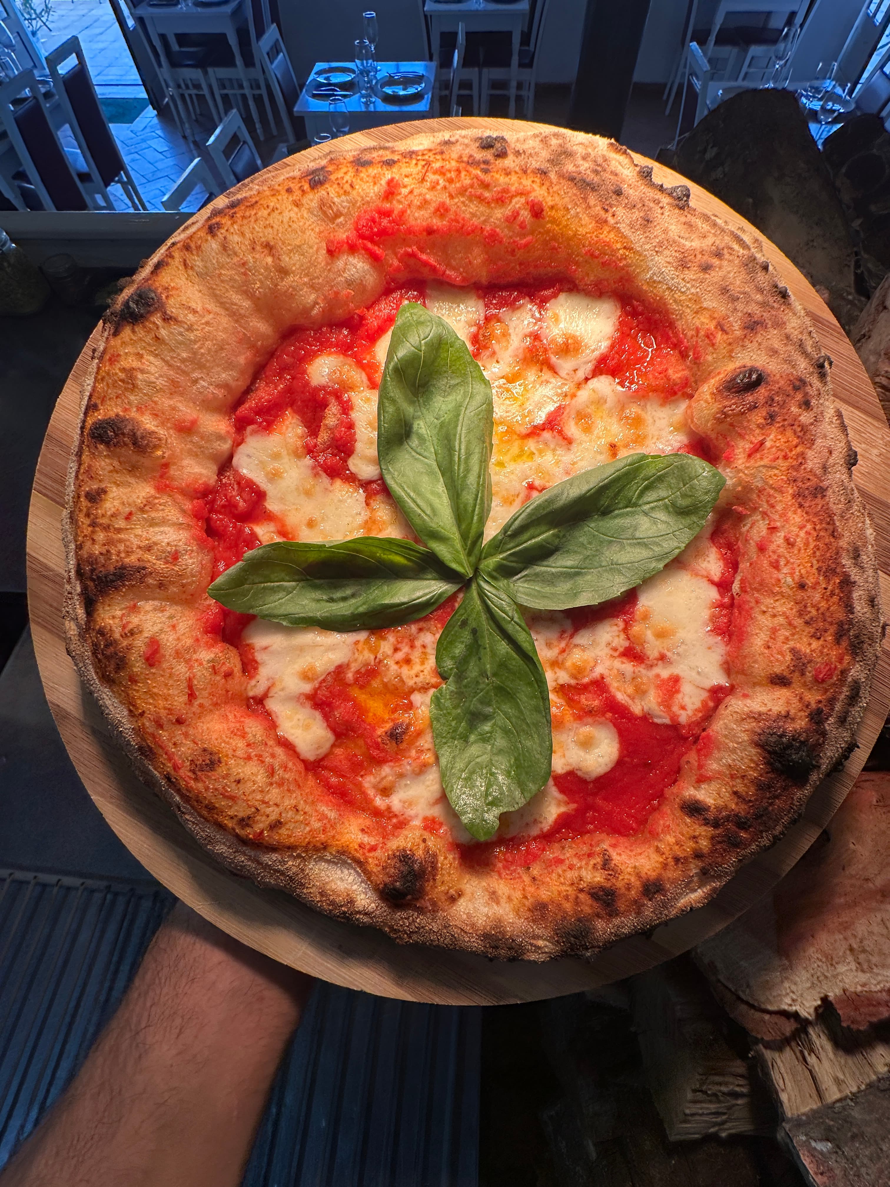 Authentic Neapolitan pizza